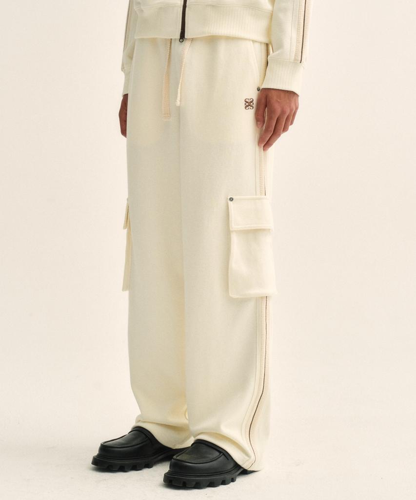 Seteo Roton Cargo Track Pants Resort Cream