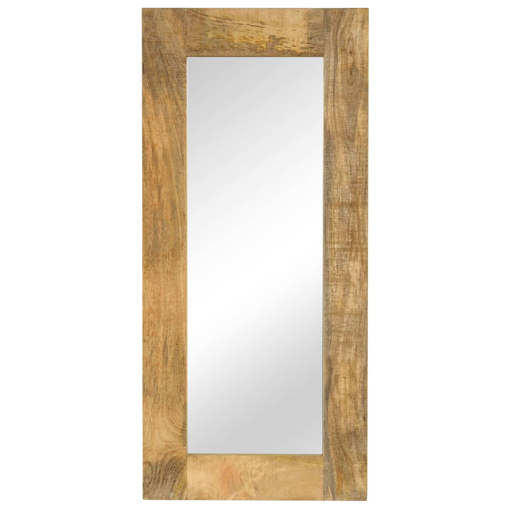 Vidaxl Mirror with Solid Mango Wood Frame, 50 X 110 Cm