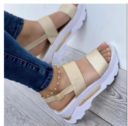 Fashion Wedge Female Platform Buckle Strap Street Summer Outdoor Shoes Punk Beach Wedges Women Sandals Sandalias De Mujer