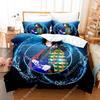 Demon Slayer 3D Beding Set Anime Soft Duvet Cover Pilowcases Single Twin Ful Quen King-Sized Dimensionsd Dimensions Home Decor Quilt Pilowcase Young