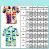 Premium Quality Men Floral Short Sleeve Blouse With Timeless Hawaiian Design