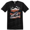 Racing Car T Shirt Mountain Adventure Graphic Cool Tee Vintage Style Art