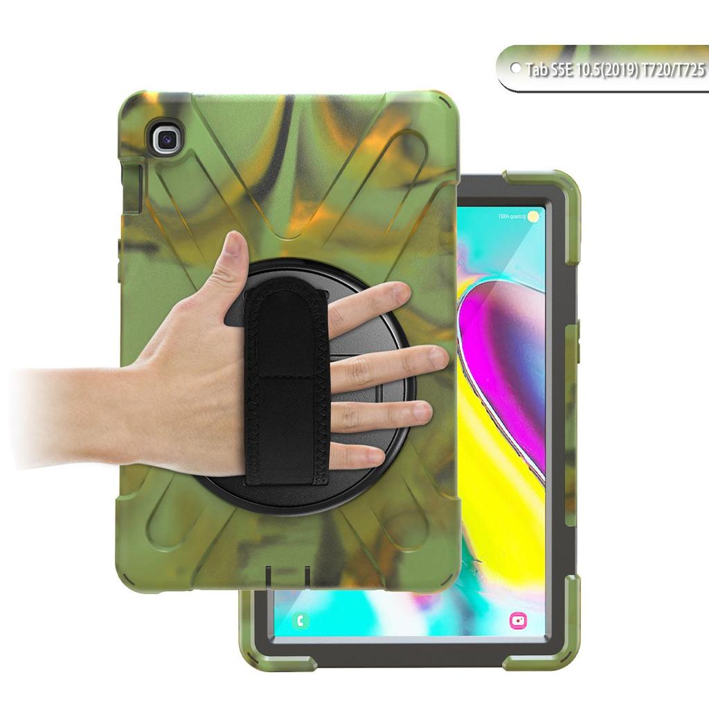 S5E Tablet Protective Case: Anti-Drop Certified, 10.5 Inch Soft Silicone Shell with Stand