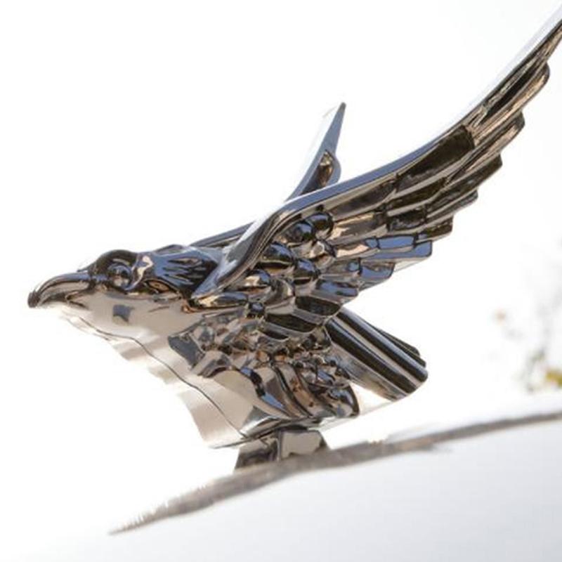 Car Bonnet Front Eagle Ornament Badge 3D Eagle Emblem Car Accessories