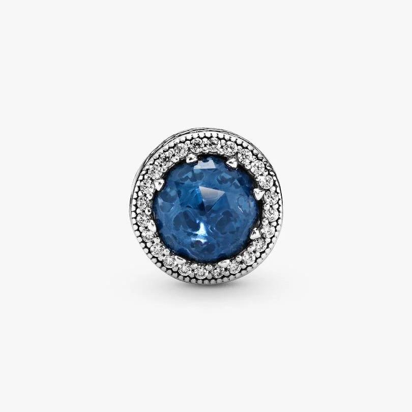 Pandora Sparkling Dark Blue Charm 791725NMB Sterling Silver