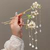 Retro Chinesischer Stil Quaste Haarspange für Frauen Haarstab Nadeln Blume Handgemacht Haarnadeln Charme Schmuck Accessoires Haarschmuck