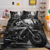 Beauty Skull Printed Home Textiles Twin Full Size Polyester Bed Clothes Teens Highend Soft Comforter Cover Sets