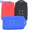 Jingyuqin Silicone Car Key Case Key Protection Cover For Renault Koleos Kadjar 2016-2017 Remote Holder Protector Accessories