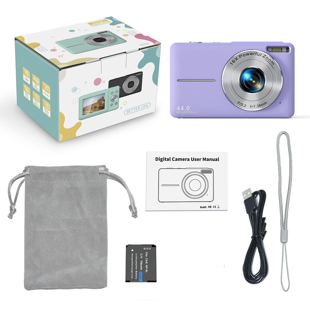 HD Digital Mini Camera for Students & Kids - Selfie & Beauty Features