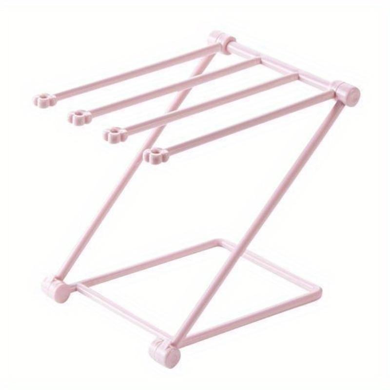 Étagère de cuisine Étagère de rangement pour évier Étagère à torchons Verticale sur le comptoir Étagère de rangement pour tasses à eau et serviettes Outil pliant