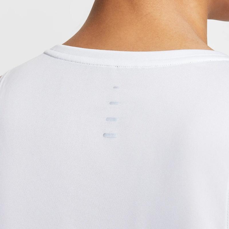 Nike Dri-FIT ADV Stride Stylish Minimalist Trendy Solid Color Tank Top Men Tops White HV5211-100