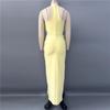 Elegant 2026 European & American Flower Bandage Evening Gown for Women