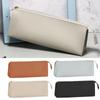 PU Leather Pen Storage Bag Stationery Holder Pencil Pouch Fashion Leather Pencil Bag  School
