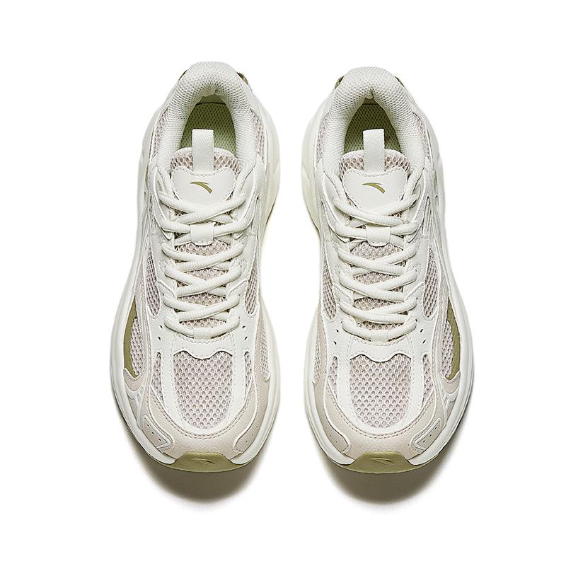 Anta Low Top Casual Running Shoes Women's Ecru 922445502-2