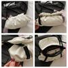 Y2K Sweet Ballerina Inspired Women's Crossbody Bag Fashion Soft Pink Bow Decor PU Leather Shoulder Bag for Commuting, Dating, Casual Outings KTB