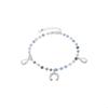 Armband - Luxenter - Neusne - 925er Silber - Rhodiumbeschichtet - Aquamarin Zirkonia