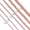 2 3 4 6 8 10mm Rose Gold Natural Hematite Stone Beads Round Loose Beads For DIY Jewelry Making Bracelets Necklace Accessories