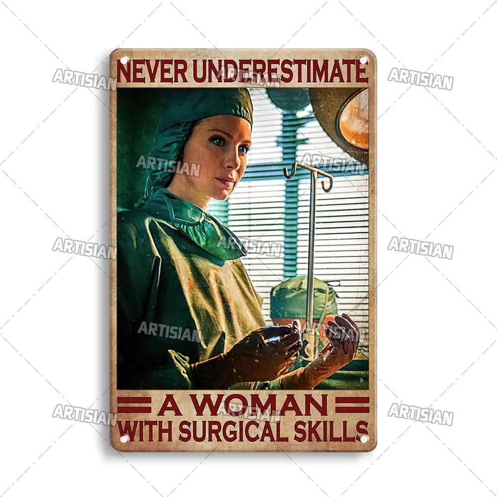 ARTISIAN Weathered Doctor Metal Poster Vintage Metal Tin Sign Man Cave Garage Wall Decorative Home Metal Plaque Art Metal Sign