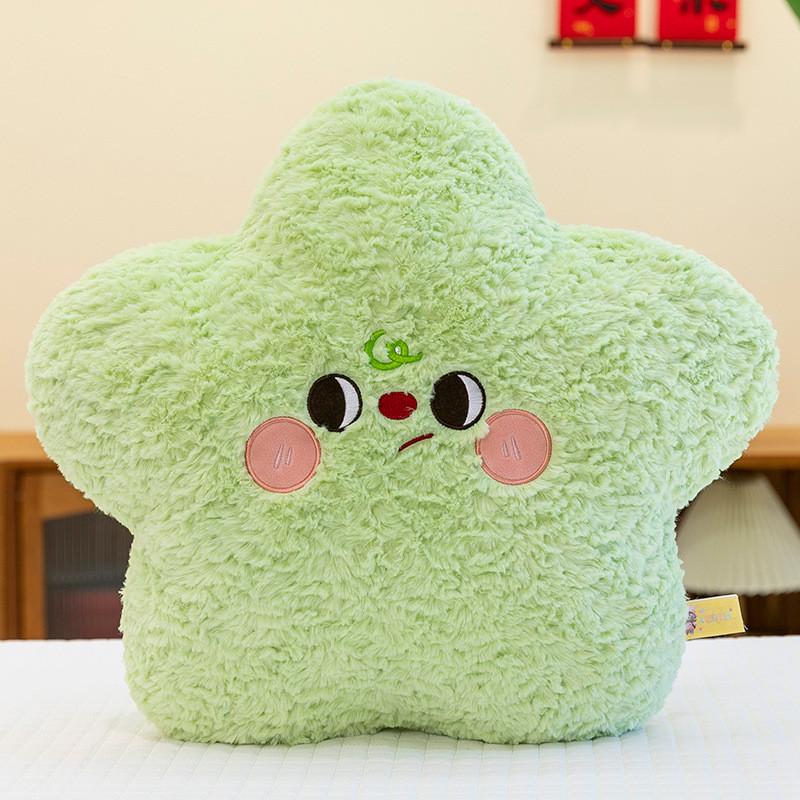 Star Plush Pillow Shape With Pp Cotton Filling For Girls And Teens