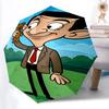 1PC Mr. Bean, Teddy Bear Automatic Open/Close, 8-Rib Durable Frame Compact Travel Umbrella for Men & Women 037