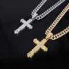 Europäischer, Amerikanischer Amazon Kreuz Diamantlegierung Anhänger, Persönlichkeit Hipster für Männer Grenzüberschreitende Hip-Hop Kubanische Kette