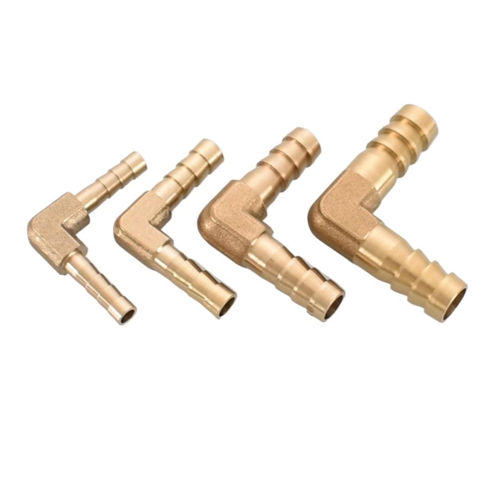 Equal Reducer 4 5 6 8 10 12 13 14 16 19 25 Mm Hose Barb Bend Elbow 90 Degree Brass Pipe Fitting Connector Adapter Water Gas Oil