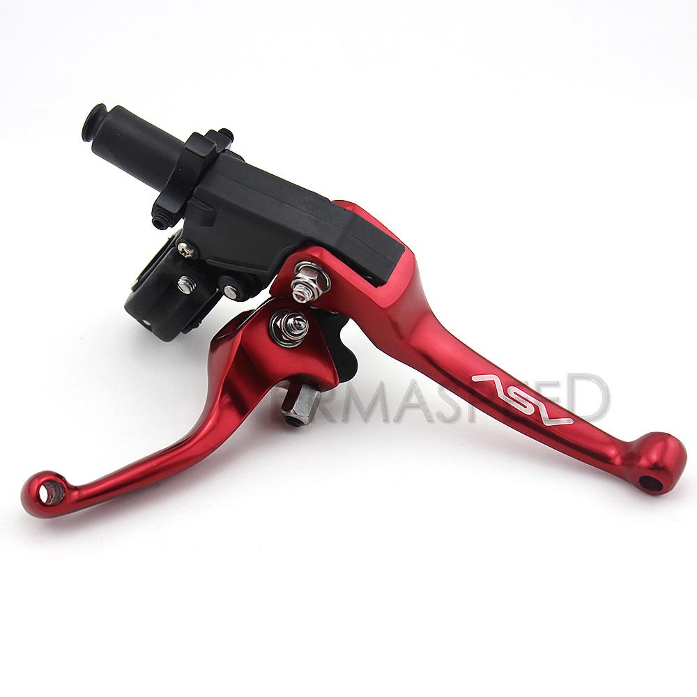 Motocross 22 mm Kopplingshandtag Motorcykelhandtag Universella CNC-aluminium Motorcykeltillbehör Bromshandtag för Motorcykel Dirt