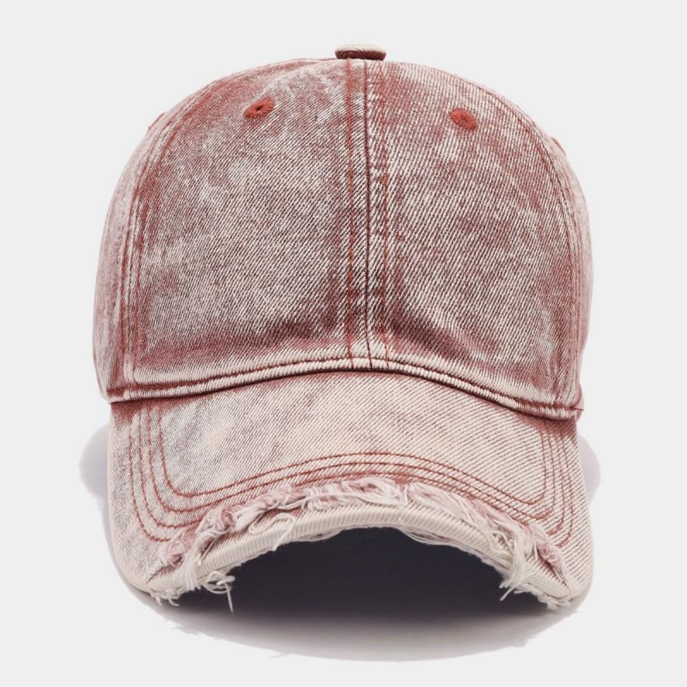 Adjustable Washed Baseball Cap Breathable Sun Protection Cap New Duckbill Hat