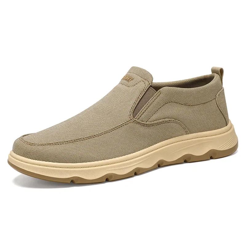 Fashion Men Casual Shoes Fashion Loafers Outdoor Platform Anti Slip Hiking Sneaker Comfort Casual Single Shoes Men Tennis Hombre2025
