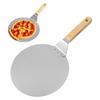 2025+ Pizza Peel 10 Inch, Aluminum Round Spatula,Pie Making Light-Weighted Tool for Homemade Bread, 2-3 Family Size
