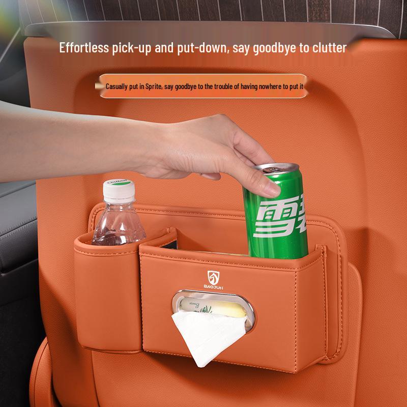 Baojun Logo 730 Multi-functional Car Cup and Tissue Holder for Models 510, 530, 560.