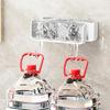 Mop Hanger With Hooks Adhesive Household Mop Hanger User Friendly Broom Holder Space-Saving Mop Holder With Hooks For Laundry
