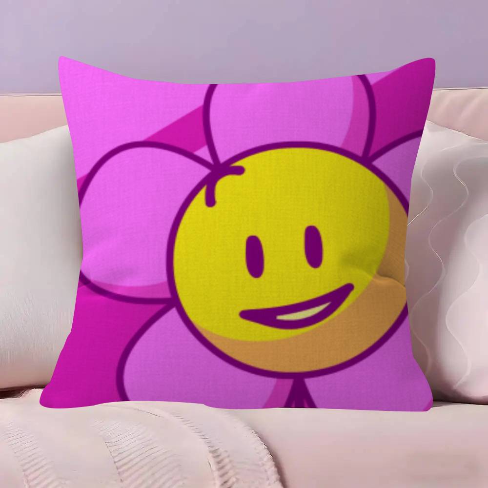 BFDI Battle for DDream Island  Pillow Cover for Bedroom Room and Living Room Sofa Decorative Cushion Cover