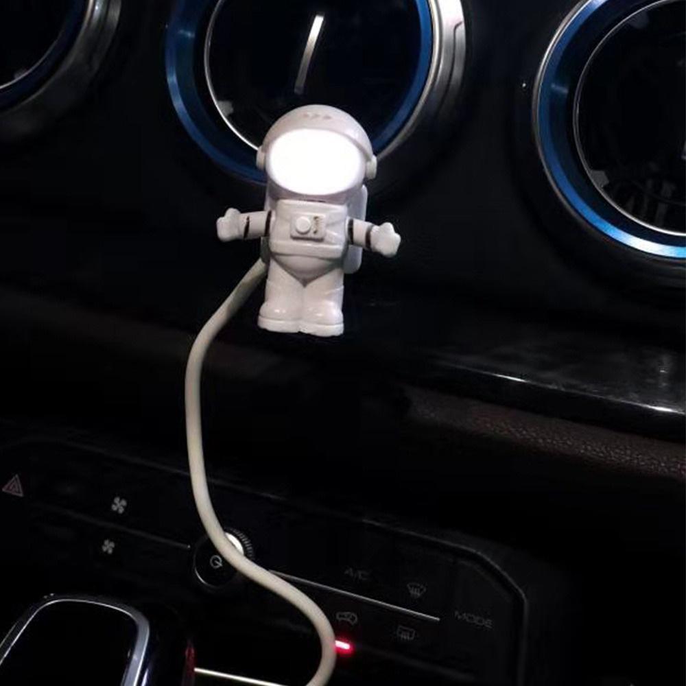 1PC Yaratıcı Spaceman Astronot LED Esnek USB Işık Gece Lambası Oyuncak Dizüstü Bilgisayar Dizüstü XYZ