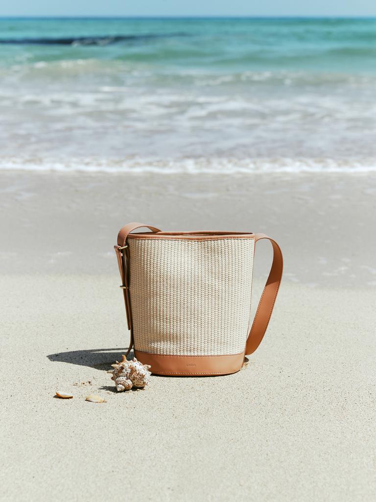 Lenina Raffia Shoulder Bag_Sand