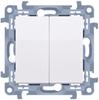 SIMON 10 DOUBLE CONNECTOR WHITE - S+841256