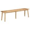 Vidaxl Bench, 160X40X45 Cm, Solid Mango Wood