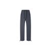 Pantaloni casual versatili cu șireturi tehnici, cu picior drept, pentru bărbați, negru-cărbune HJ6534-060