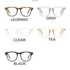 Oversized Square Frame Anti Blue Light Myopia Glasses Luxury Clear Near Sight Eyeglasses Unisex Computer Prescription Eyewear