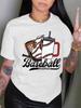 Baseball Mama Graphic T-shirt