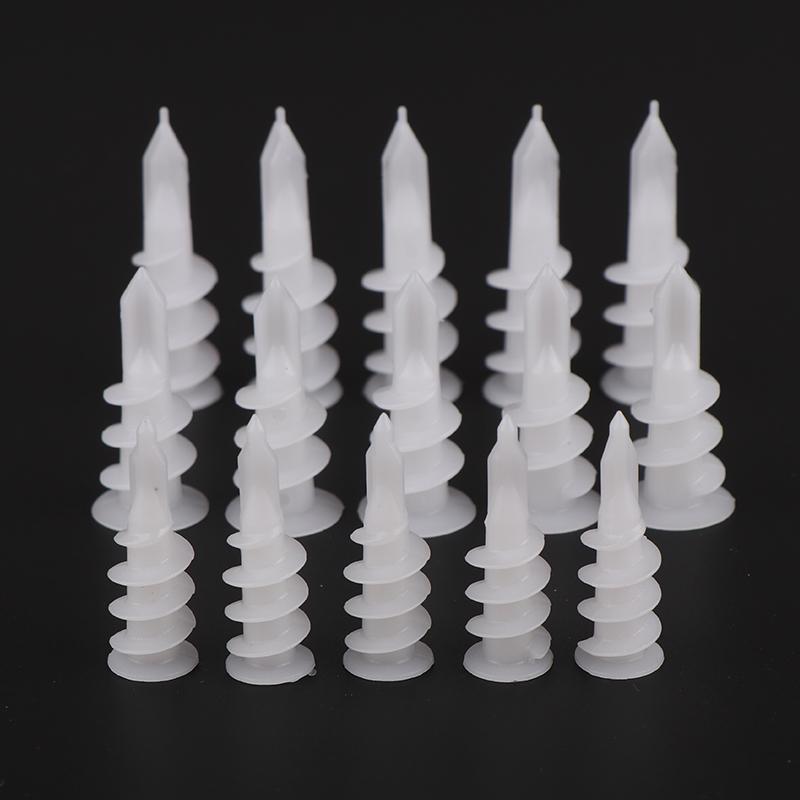 20 stuks zelfborende plastic gipsplaatpluggen plastic pin zelfborende gipsplaatankerkit zelfborend en installatie
