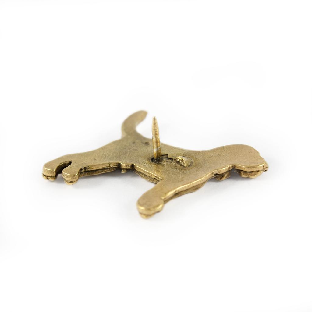 Beagle - vergoldete Anstecknadel, elegantes Hundeornament, einzigartige Anstecknadel der Marke Art-Dog