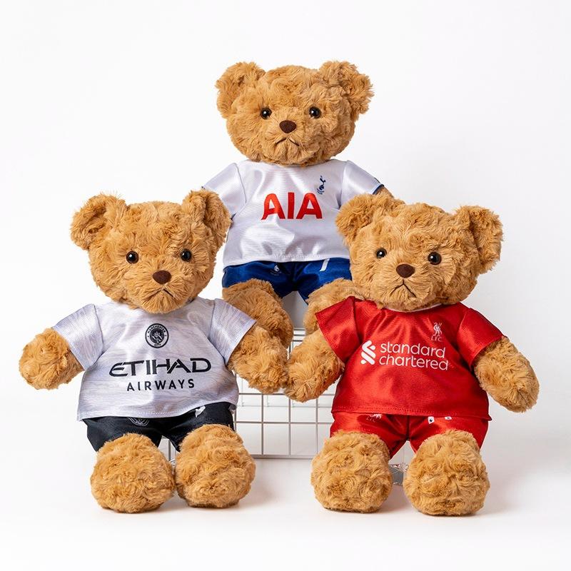 Jucărie de pluș mascota Cupei Europene 2024 Ursuleț de pluș Fotbal Păpușă Păpușă Macy Decorare Cadou pentru băieți