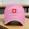 Schweizisk Schweiz Flagga Basebollkeps Monterad Retro Dam Unisex Truckerhatt Solskydd Tryck Tennis Skate Snapback Keps Presentidé