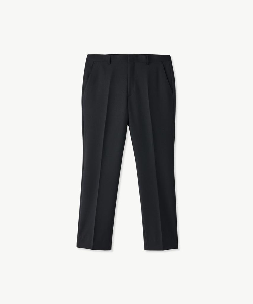 STCO (10-Year Suit) Wool Blend Four-Way Stretch Formal Pants_Black (Classic Fit)_Sslwz61Csb