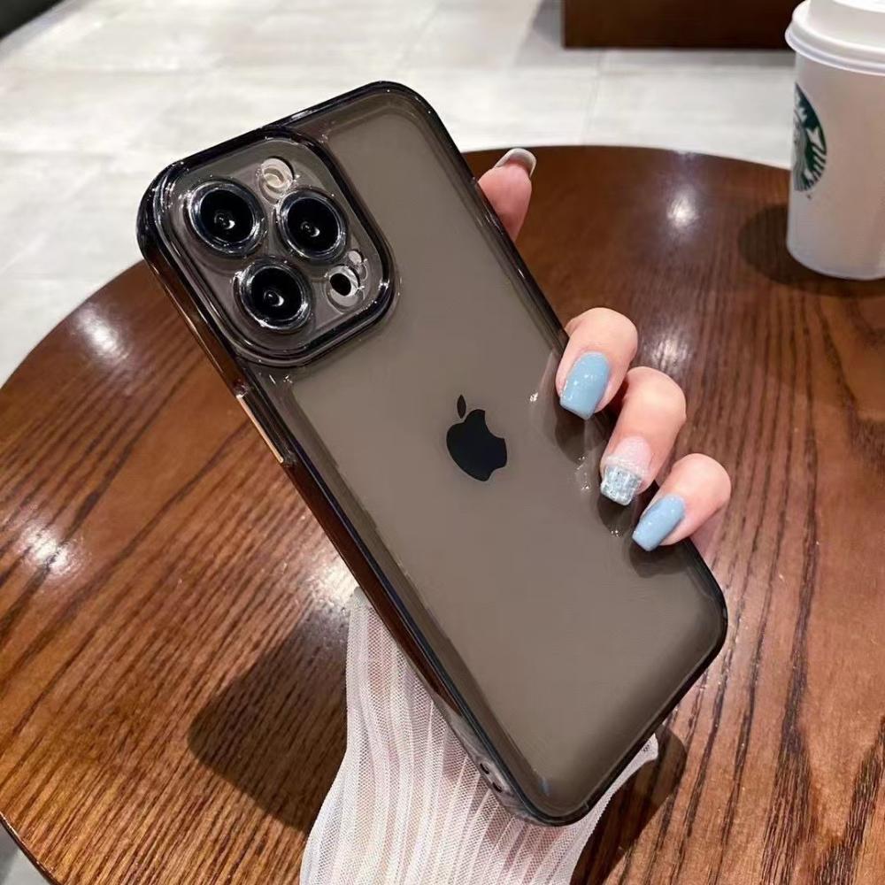 Coque Espace Transparente Convient pour IPhone16pro Coque de Protection Apple 17Air Coque de Téléphone Portable 15 Coque Souple 14 Simple