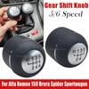 Manuell 5/6-Gang Auto Hand Speed Ball Schaltknauf Hebel Stock Stift Schalthebel Handball Für Alfa Romeo 159 Brera Spider Sportwagon