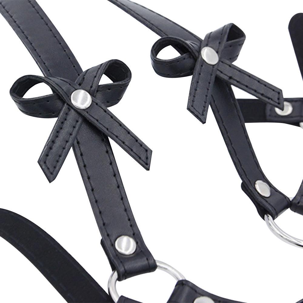Adult Supplies Binding Leather Bowknot Underwear Sex Wear Binding Agent Sex Toy