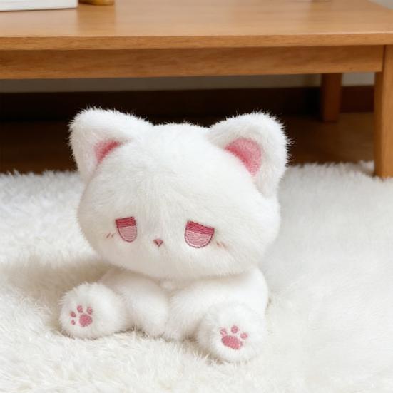 Schattig Pluche Zittend Kat Speelgoed Zacht Knuffeldier Pop Lief Knuffelbaar Kinderkamer Decoratie Kussen Metgezel Cadeau voor Vrienden Kinderen