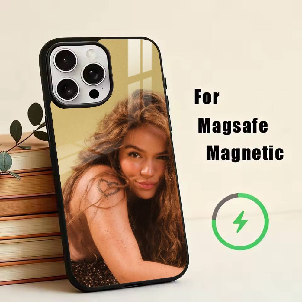 Singer K-Karol G Amargura Phone Case For iPhone17,16,15,14,13,12,11 Plus,Pro Magnetic with Magsafe Wireless Charging